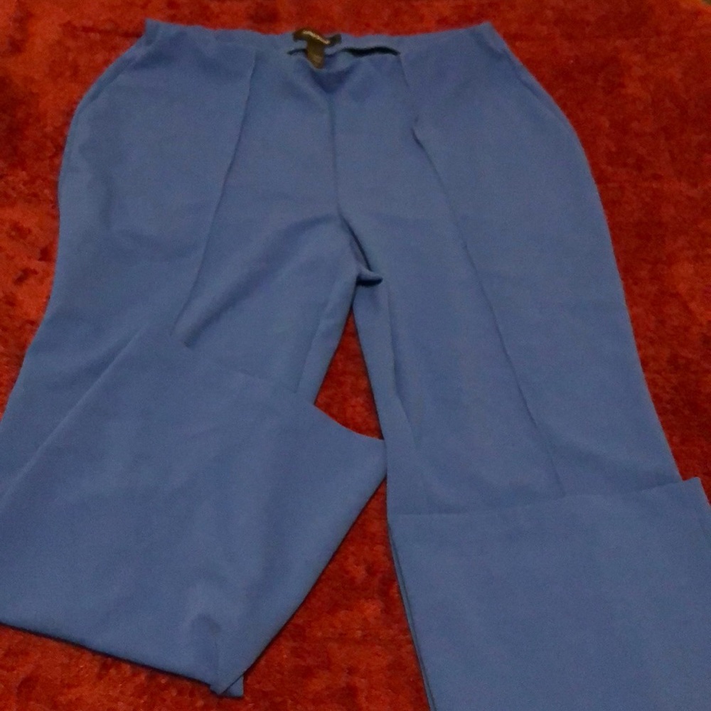 Ashley Stewart elastic waist work pant.